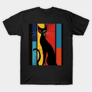 Mid-Century Modern CAT Windows T-Shirt